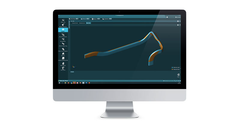 Mesure complète de tubes dans une seule solution logicielle réunissant des fonctionnalités d'automatisation, de numérisation et de mesure par capteur portables